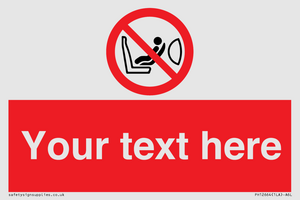 PH12664: Custom Prohibition: Child seat installation prohibited