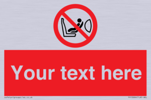PH12664: Custom Prohibition: Child seat installation prohibited