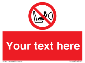 PH12664: Custom Prohibition: Child seat installation prohibited