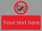 PH12664: Custom Prohibition: Child seat installation prohibited