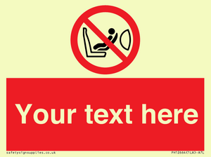 PH12664: Custom Prohibition: Child seat installation prohibited