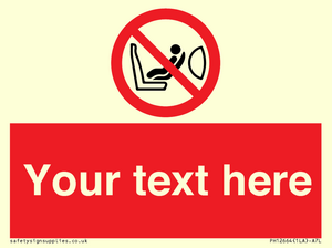 PH12664: Custom Prohibition: Child seat installation prohibited