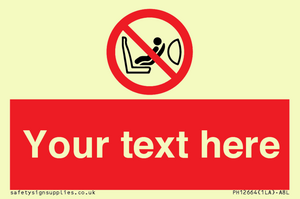 PH12664: Custom Prohibition: Child seat installation prohibited