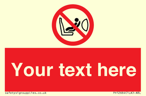 PH12664: Custom Prohibition: Child seat installation prohibited
