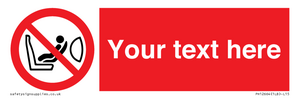 PH12664: Custom Prohibition: Child seat installation prohibited