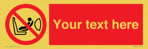 PH12664: Custom Prohibition: Child seat installation prohibited