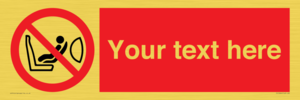 PH12664: Custom Prohibition: Child seat installation prohibited
