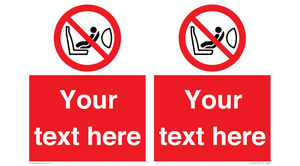 PH12664: Custom Prohibition: Child seat installation prohibited