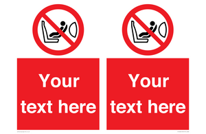 PH12664: Custom Prohibition: Child seat installation prohibited