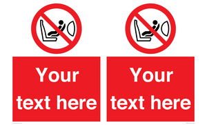 PH12664: Custom Prohibition: Child seat installation prohibited