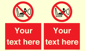 PH12664: Custom Prohibition: Child seat installation prohibited