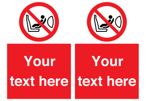 PH12664: Custom Prohibition: Child seat installation prohibited