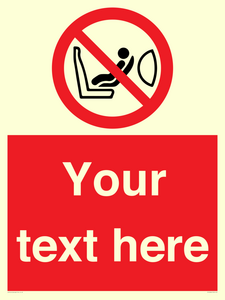 PH12664: Custom Prohibition: Child seat installation prohibited