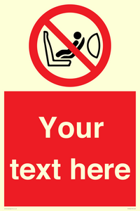 PH12664: Custom Prohibition: Child seat installation prohibited