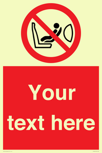 PH12664: Custom Prohibition: Child seat installation prohibited