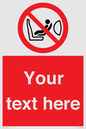 PH12664: Custom Prohibition: Child seat installation prohibited