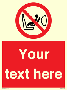PH12664: Custom Prohibition: Child seat installation prohibited