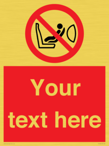 PH12664: Custom Prohibition: Child seat installation prohibited
