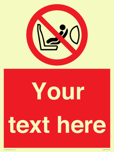 PH12664: Custom Prohibition: Child seat installation prohibited
