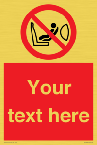 PH12664: Custom Prohibition: Child seat installation prohibited