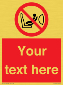 PH12664: Custom Prohibition: Child seat installation prohibited