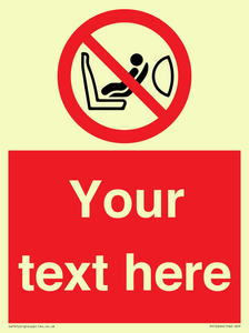 PH12664: Custom Prohibition: Child seat installation prohibited