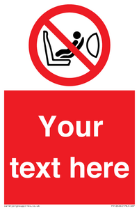 PH12664: Custom Prohibition: Child seat installation prohibited