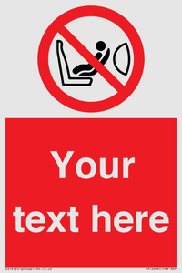 PH12664: Custom Prohibition: Child seat installation prohibited