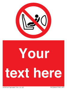 PH12664: Custom Prohibition: Child seat installation prohibited