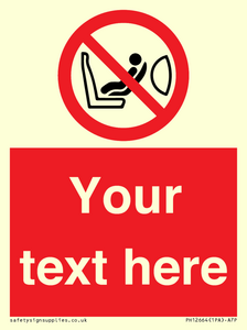 PH12664: Custom Prohibition: Child seat installation prohibited