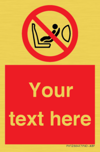 PH12664: Custom Prohibition: Child seat installation prohibited