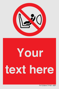 PH12664: Custom Prohibition: Child seat installation prohibited