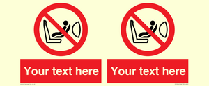 PH12664: Custom Prohibition: Child seat installation prohibited