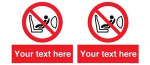 PH12664: Custom Prohibition: Child seat installation prohibited