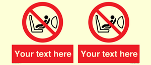 PH12664: Custom Prohibition: Child seat installation prohibited