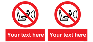 PH12664: Custom Prohibition: Child seat installation prohibited