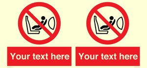 PH12664: Custom Prohibition: Child seat installation prohibited