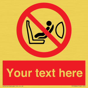 PH12664: Custom Prohibition: Child seat installation prohibited