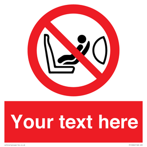 PH12664: Custom Prohibition: Child seat installation prohibited