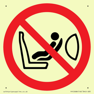 PH12686: Prohibition: Child seat installation prohibited
