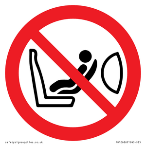 PH12686: Prohibition: Child seat installation prohibited