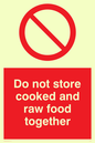 PH208: do not store cooked and raw food together