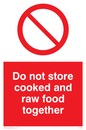 PH208: do not store cooked and raw food together