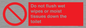 PH5783: Do not flush wet wipes or moist tissues down the toilet