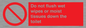 PH5783: Do not flush wet wipes or moist tissues down the toilet