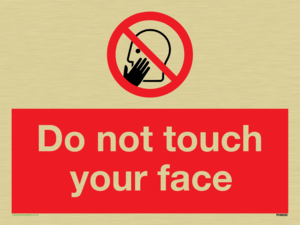 PH6050: Do not touch face