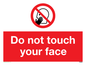 PH6050: Do not touch face