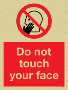 PH6050: Do not touch face
