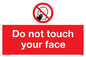 PH6050: Do not touch face