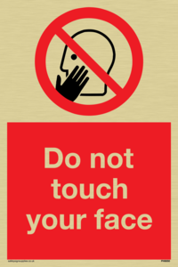 PH6050: Do not touch face